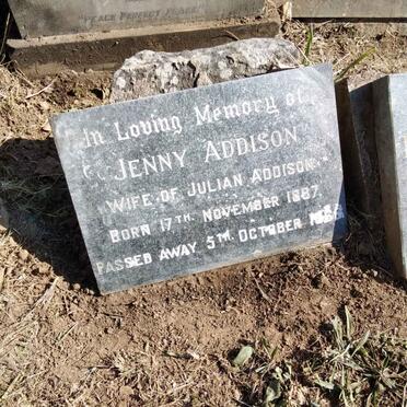 ADDISON Jenny 1887-1966