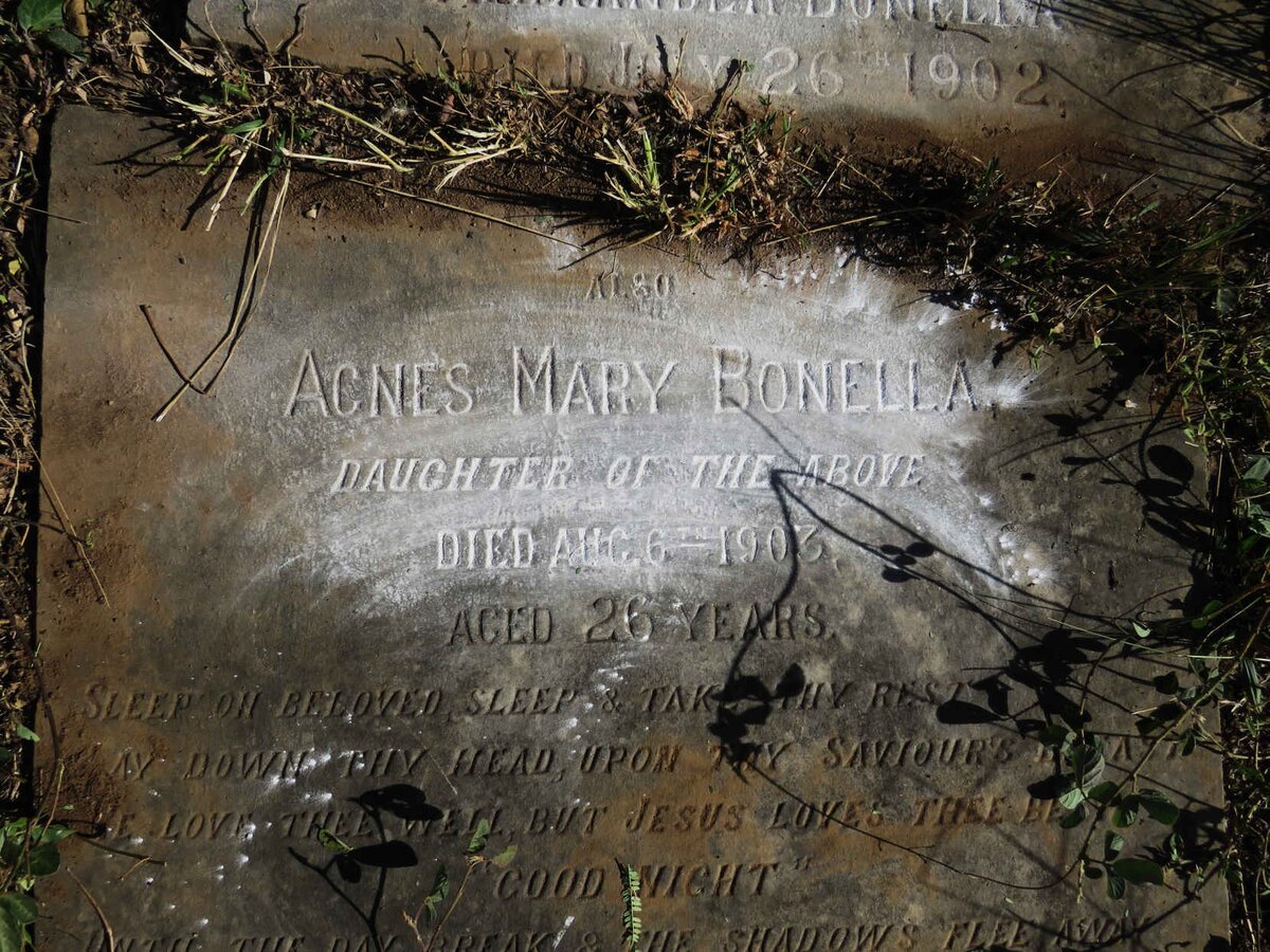 BONELLA Alexander -1902 & Mary Jane Elvin -1882 :: BONELLA Agnes Mary -1903 _3