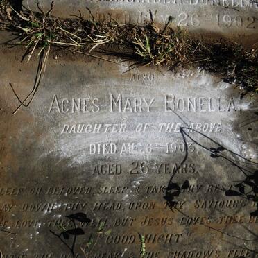 BONELLA Alexander -1902 & Mary Jane Elvin -1882 :: BONELLA Agnes Mary -1903 _3