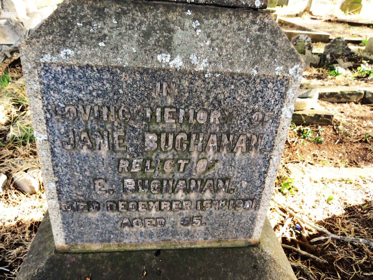 BUCHANAN Jane -1901
