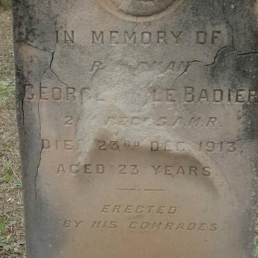 BADIER George Emile -1913