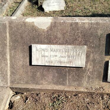 COLENSO Agnes Mary -1932