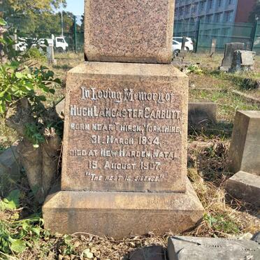 CARBUTT Hugh Lancaster 1834-1907