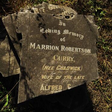 CURRY Marrion Robertson nee CHADWICK