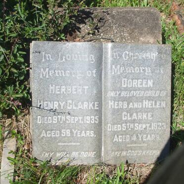 CLARKE Herbert Henry -1935 :: CLARKE Doreen -1923
