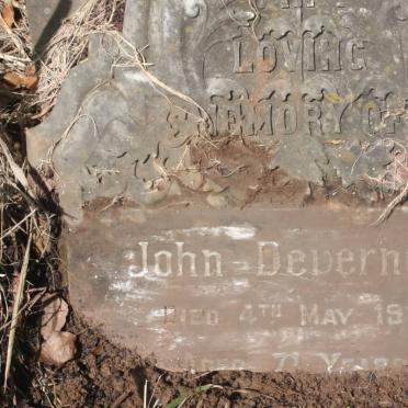DEVERNEUIL John -1917