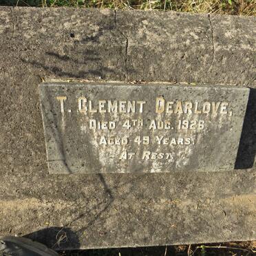 DEARLOVE Theophilus Clement -1926