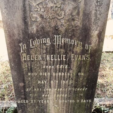 EVANS Helen nee CRIX -1903