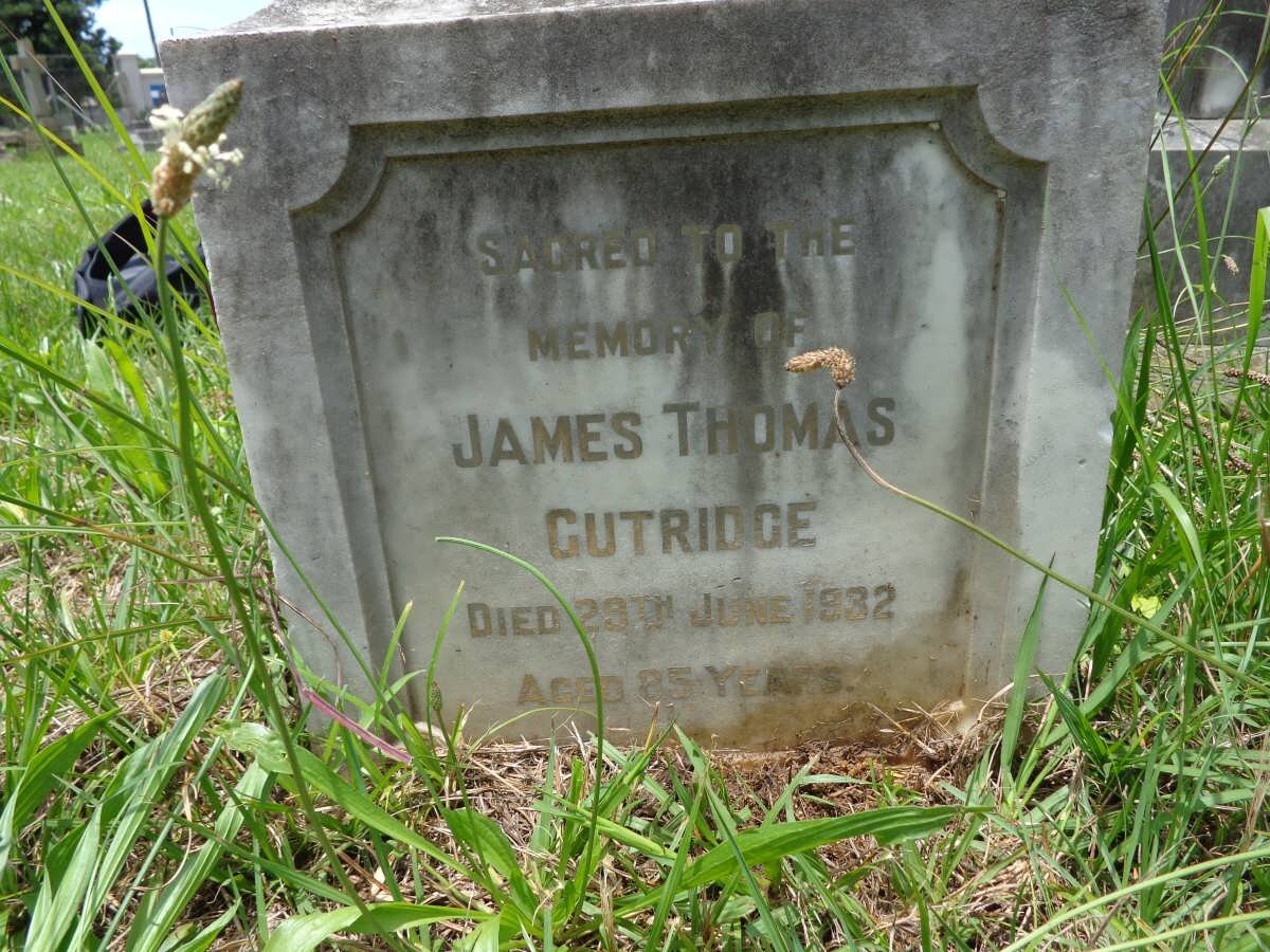 GUTRIDGE James Thomas -1932