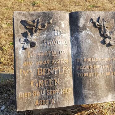 GREEN Sarah Ann -1933 :: GREEN Ivy Bentley -1905
