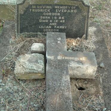 GORDON Frederick Everard 18??-1942 &amp; Lilian Fanny