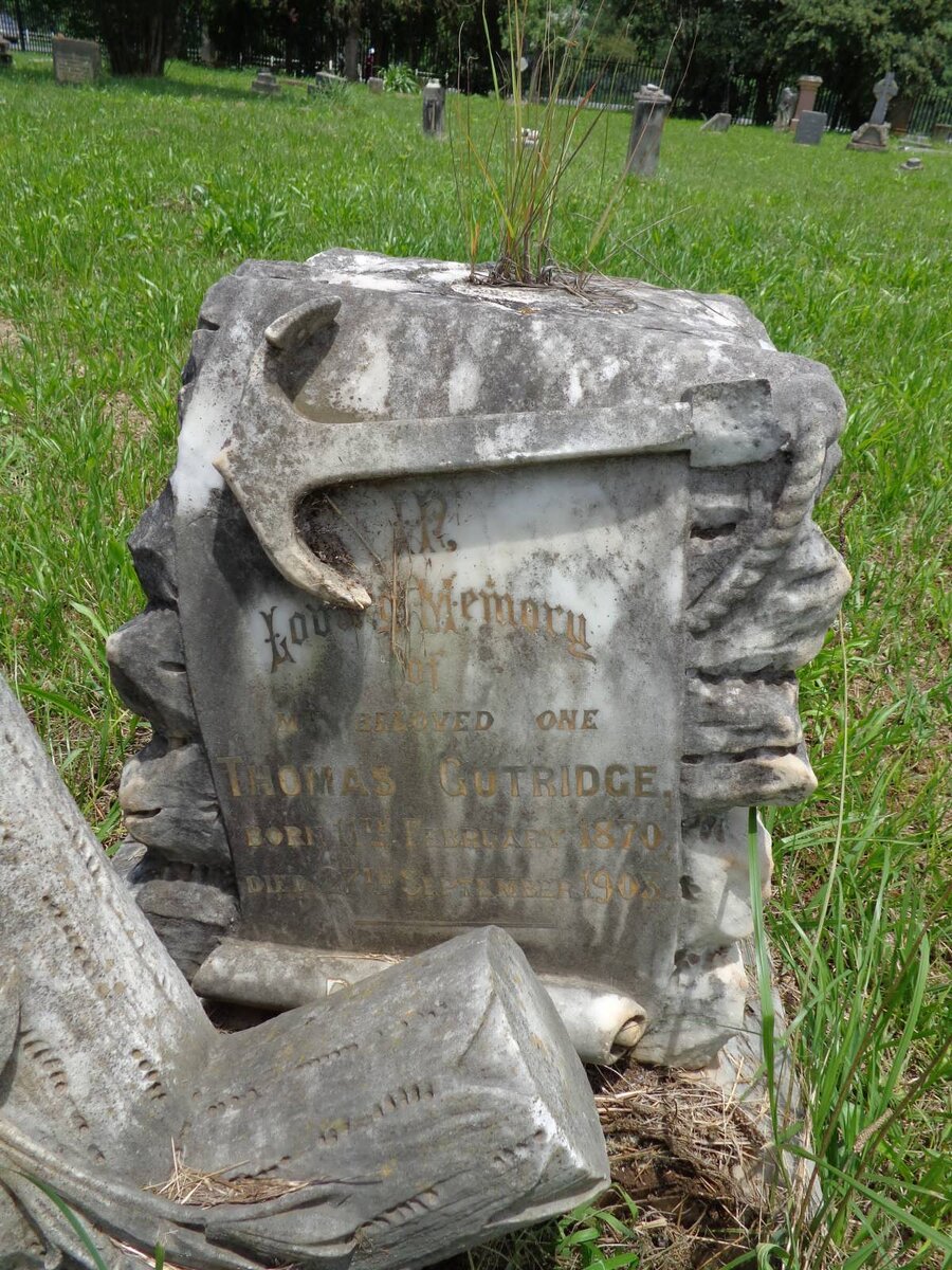 GUTRIDGE Thomas 1870-1903