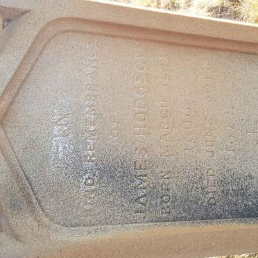 HODGSON James 1808-1872 &amp; Sally -1884