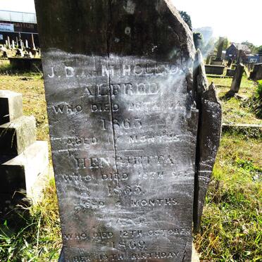 HOLLIDAY Alfred -1863 :: HOLLIDAY Henrietta -1865 :: HOLLIDAY Jane -1869 _1