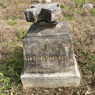 HARRINGTON George Frederick -1900