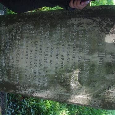 HARPER Johnson 1842-1917 :: HARPER George Henry 1895-1918 :: HARPER Frederick Joseph 1897-1918