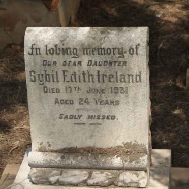 IRELAND Sybil Edith -1931 :: IRELAND Ben -1940