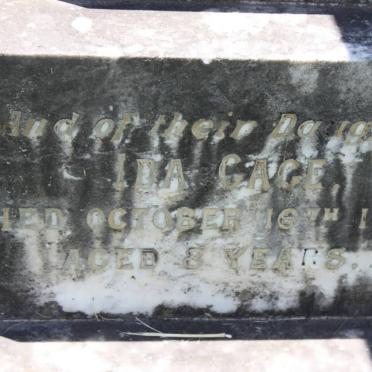 JAMES Ida Gage -1889