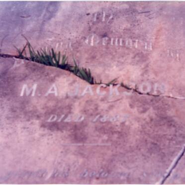JACKSON M.A. -1887