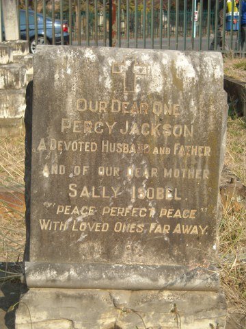 JACKSON Percy &amp; Sally Isobel