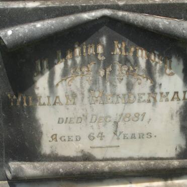 MENDENHALL William -1881