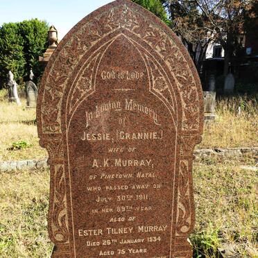 MURRAY A.K. Jessie -1911 :: MURRAY Ester Tilney -1934