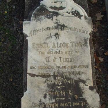 TIMM Ethel Alice -1923