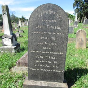 THOMSON James -1915 :: THOMSON John Russell 1913-1934