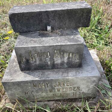 WEBBER Mary Jane -1899