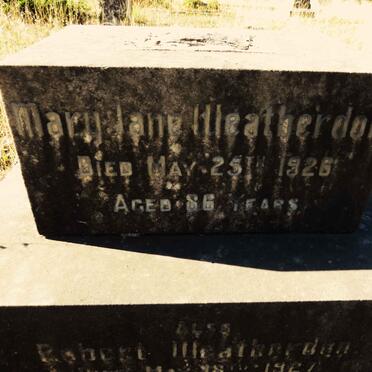 WEATHERDON Robert -1927 & Mary Jane -1926 _1