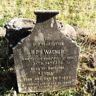 WASNER H.P.H -1906 :: WASNER Lydia -1860-1937