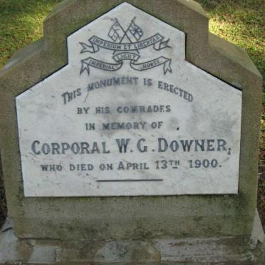 DOWNER W.G. -1900