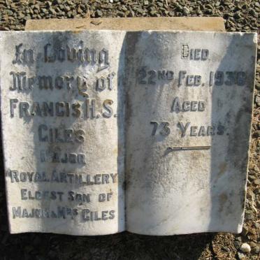 GILES Francis H.S. -1936