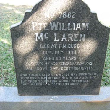 McLAREN William -1900