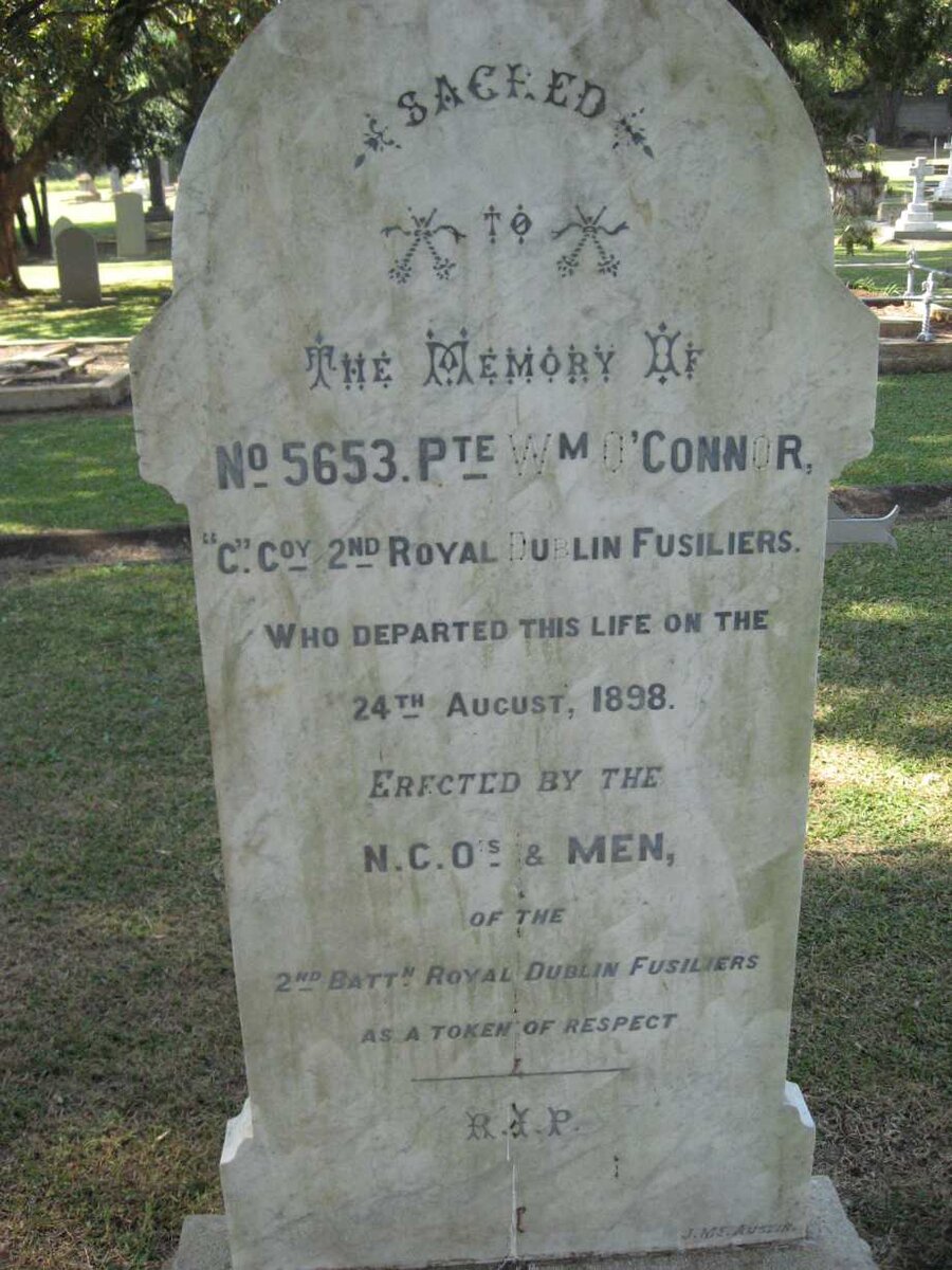O'CONNER Wm. -1898