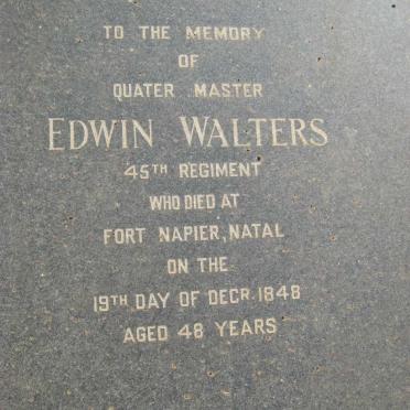 WALTERS Edwin -1848