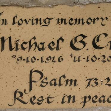 CRAIG Michael B. 1946-2008