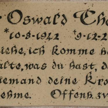 THOM Oswald 1942-2007