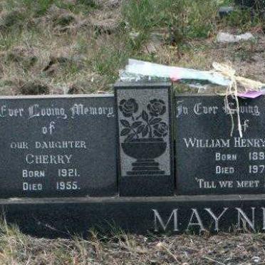 MAYNE William Henry 1890-1970 &amp; Ethel Lois 1892-1991 :: MAYNE Cherry 1921-1955