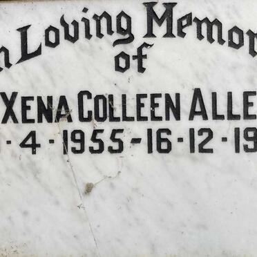 ALLEN Xena Colleen 1955-1984
