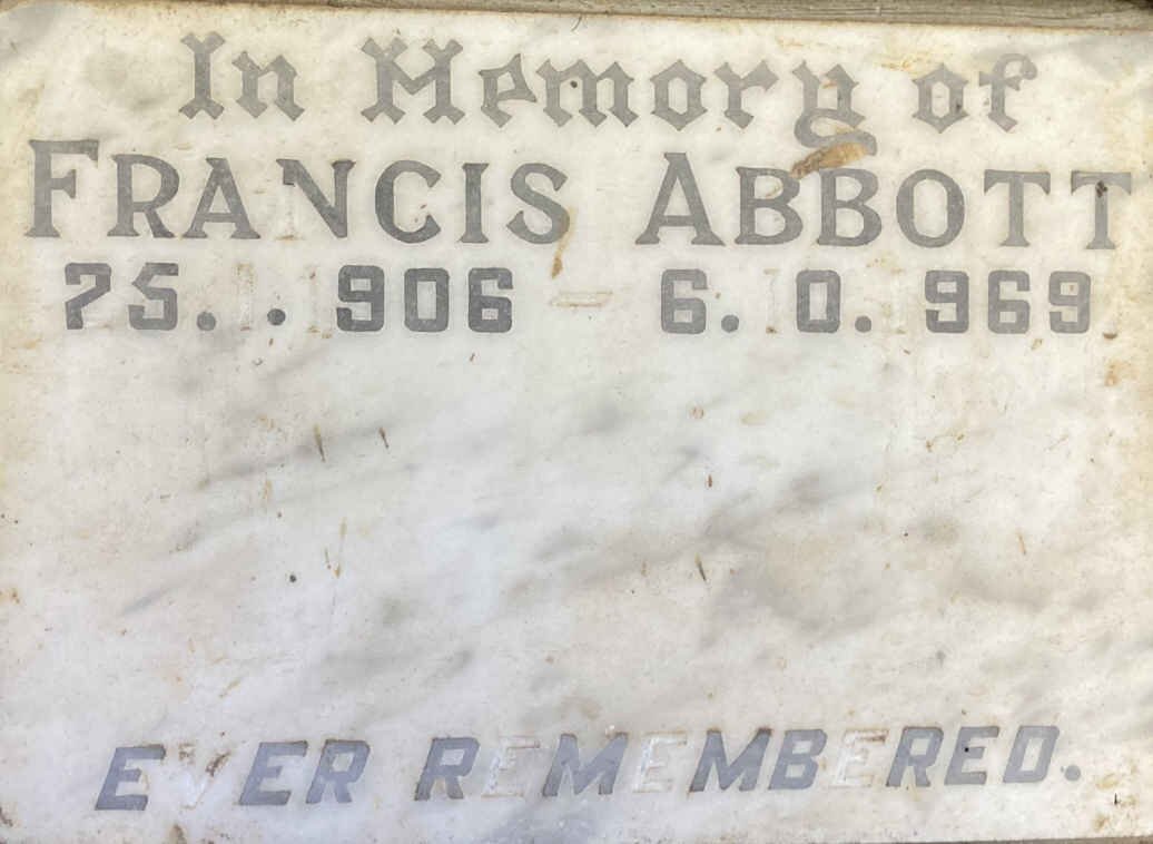 ABBOTT Francis 1906-1969