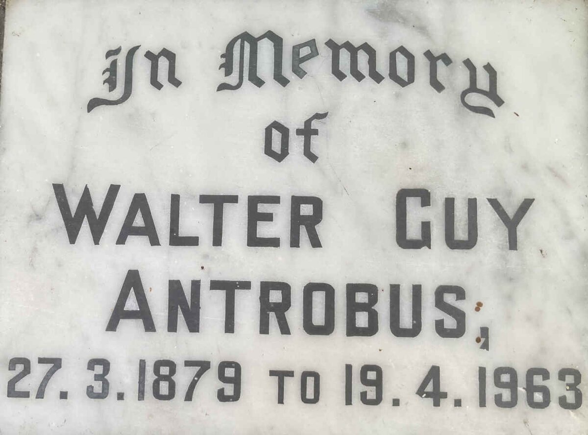 ANTROBUS Walter Guy 1879-1963