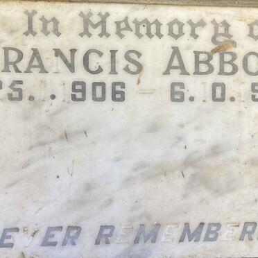 ABBOTT Francis 1906-1969