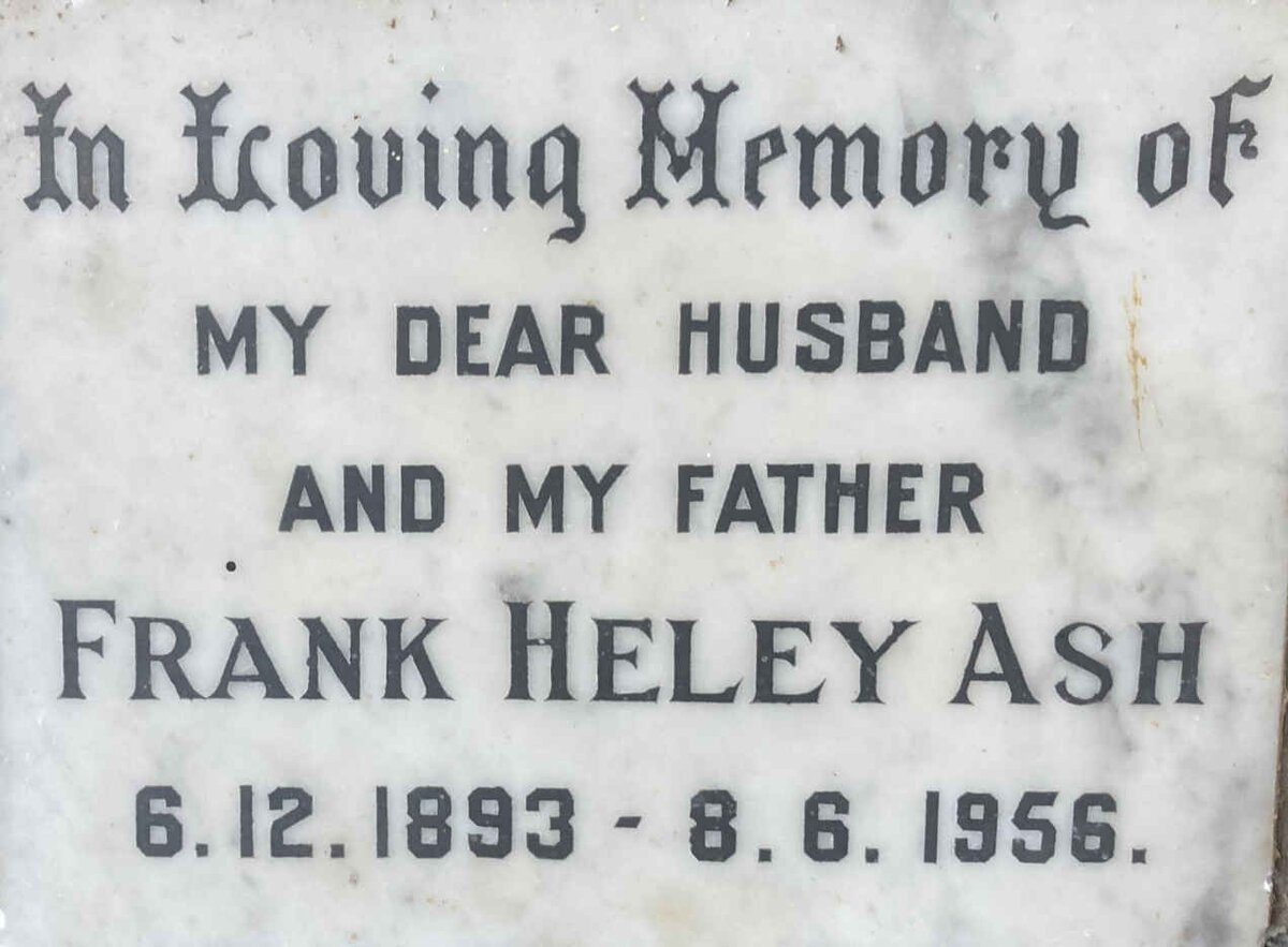 ASH Frank Heley 1893-1956