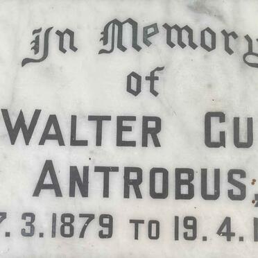 ANTROBUS Walter Guy 1879-1963