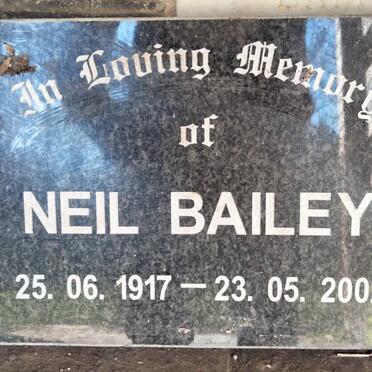 BAILEY Neil 1917-2002