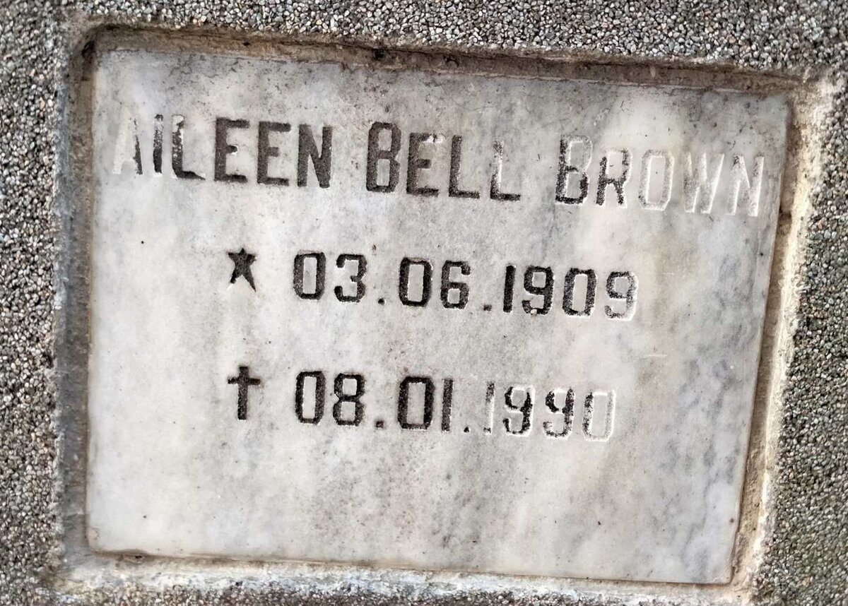 BROWN Aileen Bell 1909-1990