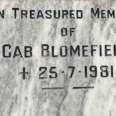 BLOMEFIELD Cab -1981