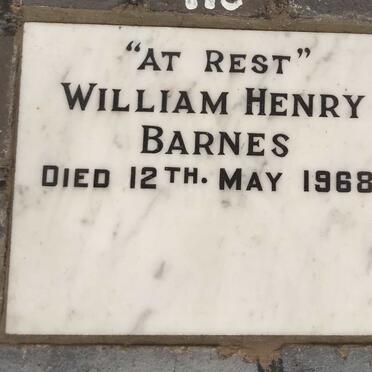 BARNES William Henry -1968