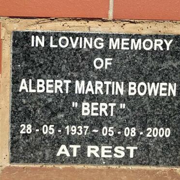 BOWEN Albert Martin 1937-2000